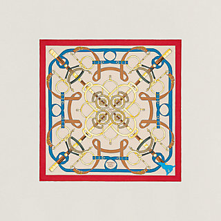 Eperon d'Or sticker scarf 45 | Hermès Singapore